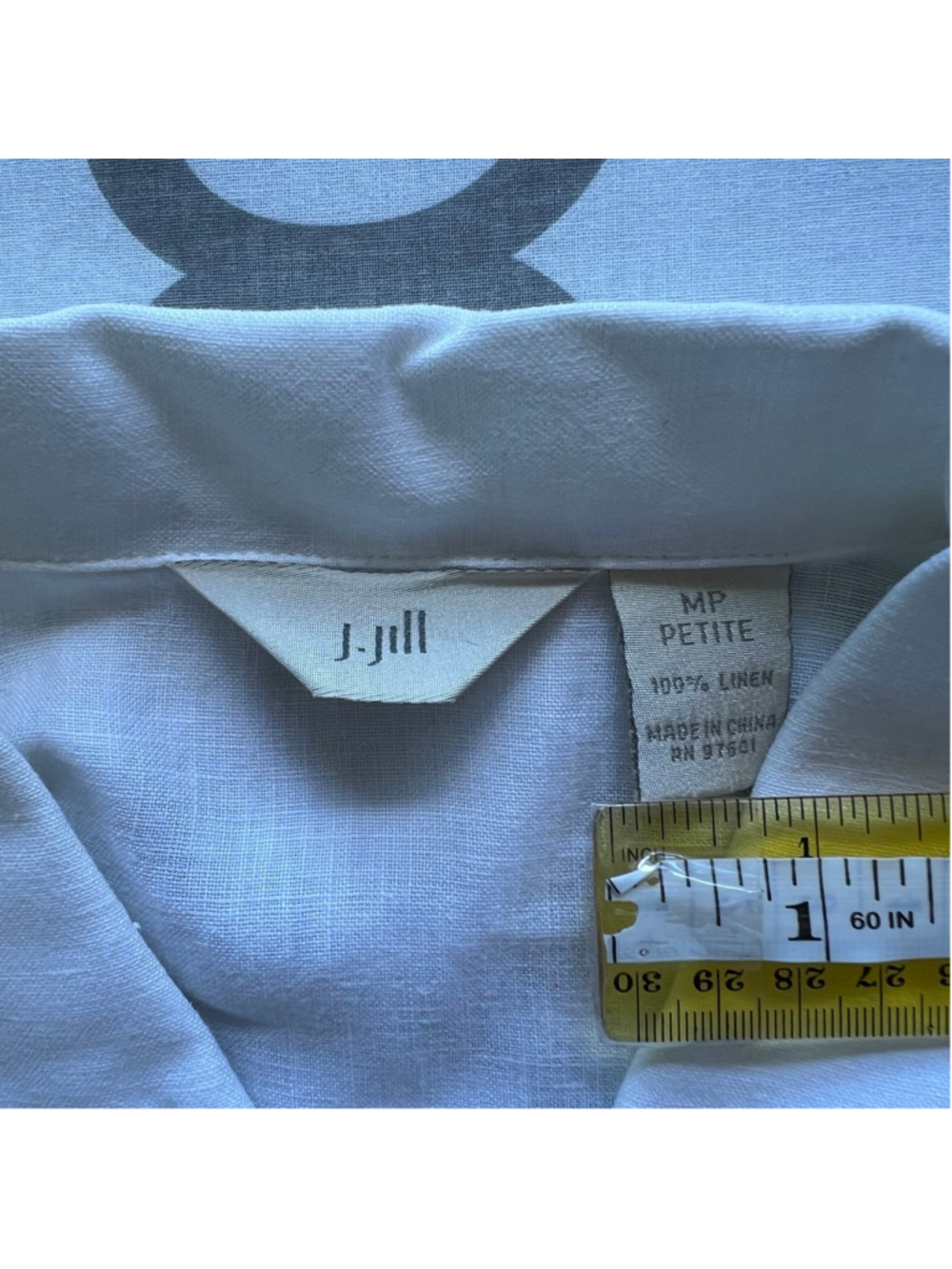 J. Jill White Short-Sleeve Button Down Shirt - Picture 2 of 5